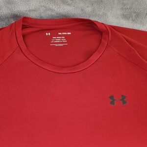 Under Armour Red Athletic T-Shirt